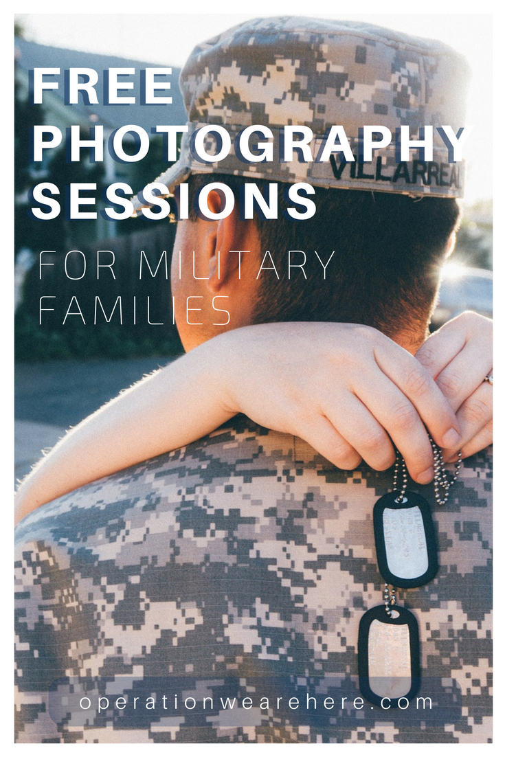 Free deployment photography sessions for military families