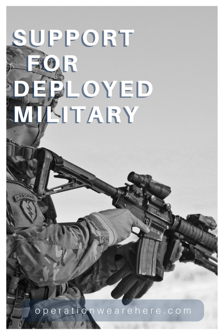 BEST list of support organizations for deployed US military personnel! #AirForce #Army #MarineCorps #Navy #Troops