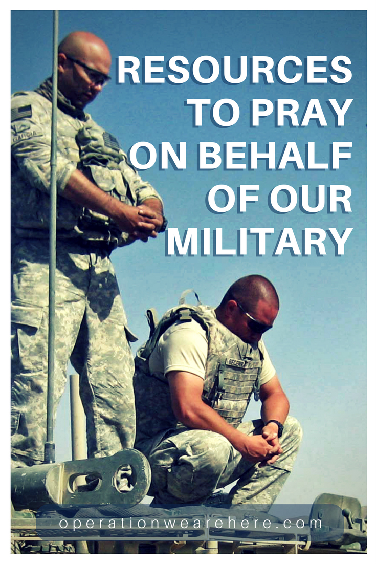 Books & resources to pray on behalf of our military
