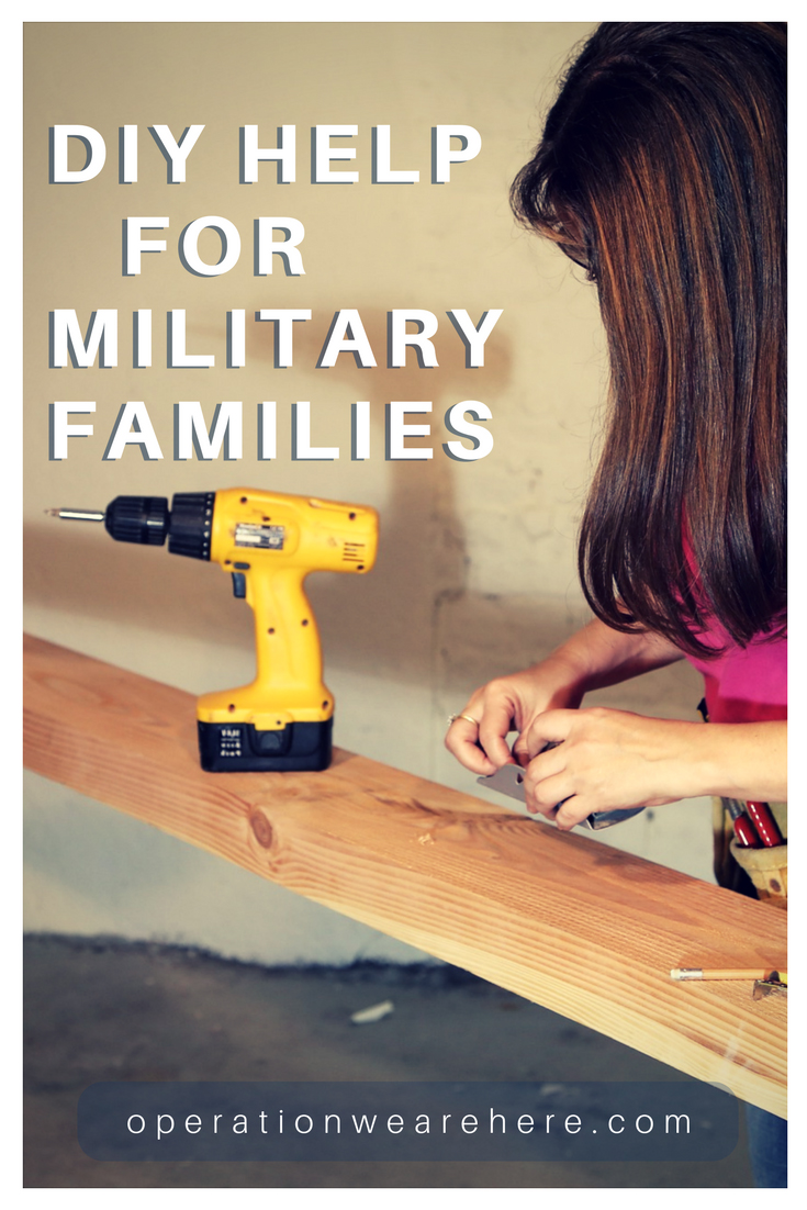 DIY resources for military families. Help and advice for home improvement and repairs.